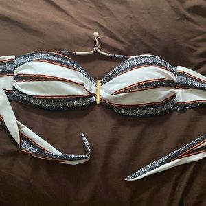 NWT ViX bandeau bathing suit top D cup